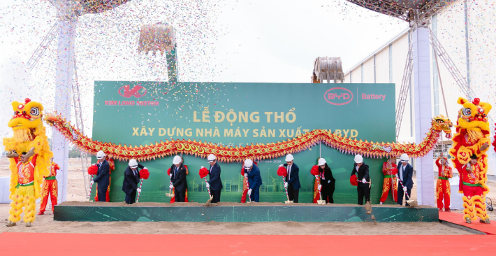 Kim Long Motor và BYD Battery ký kết hợp tác chiến lược, động thổ Nhà máy sản xuất pin tại Huế